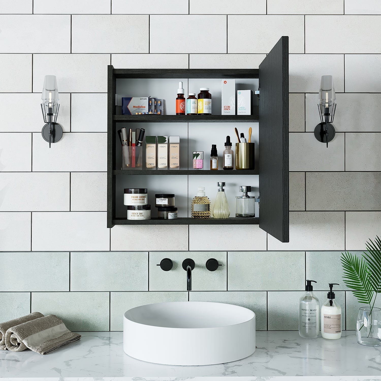 Aynalı Banyo Dolabı - Atlantic - Roomartstore.com.trbanyo dolabı2058