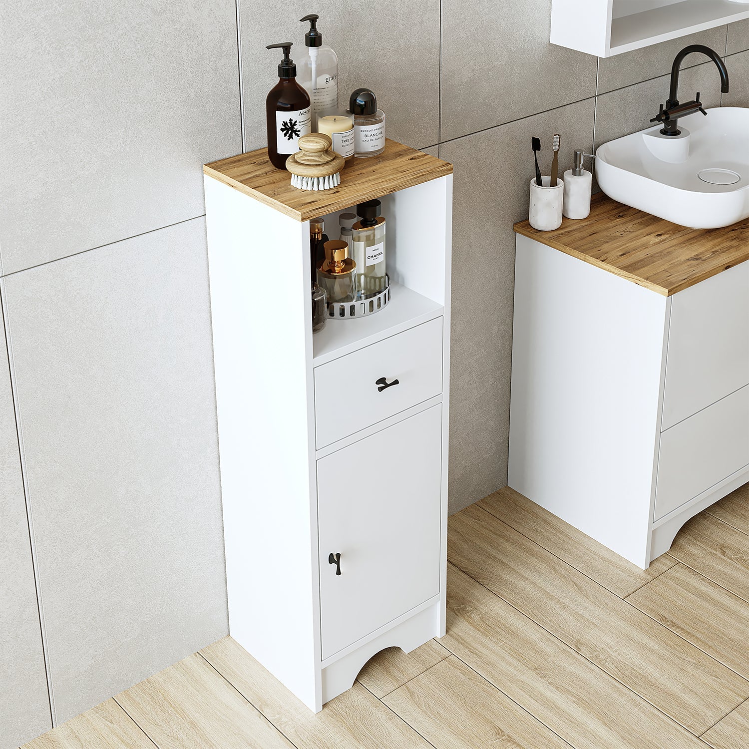 Banyo Dolabı Çekmeceli - Aria - Roomartstore.com.trbanyo dolabı2389