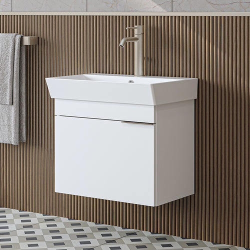 Roomart Likya - Vanity Unit with Ceramic Washbasin, 59 cm