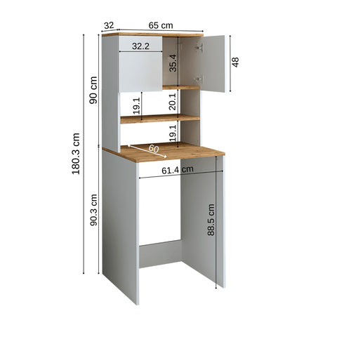 Çamaşır Makinesi Dolabı - Eco - Roomartstore.com.trçamaşır makinesi dolabı1712