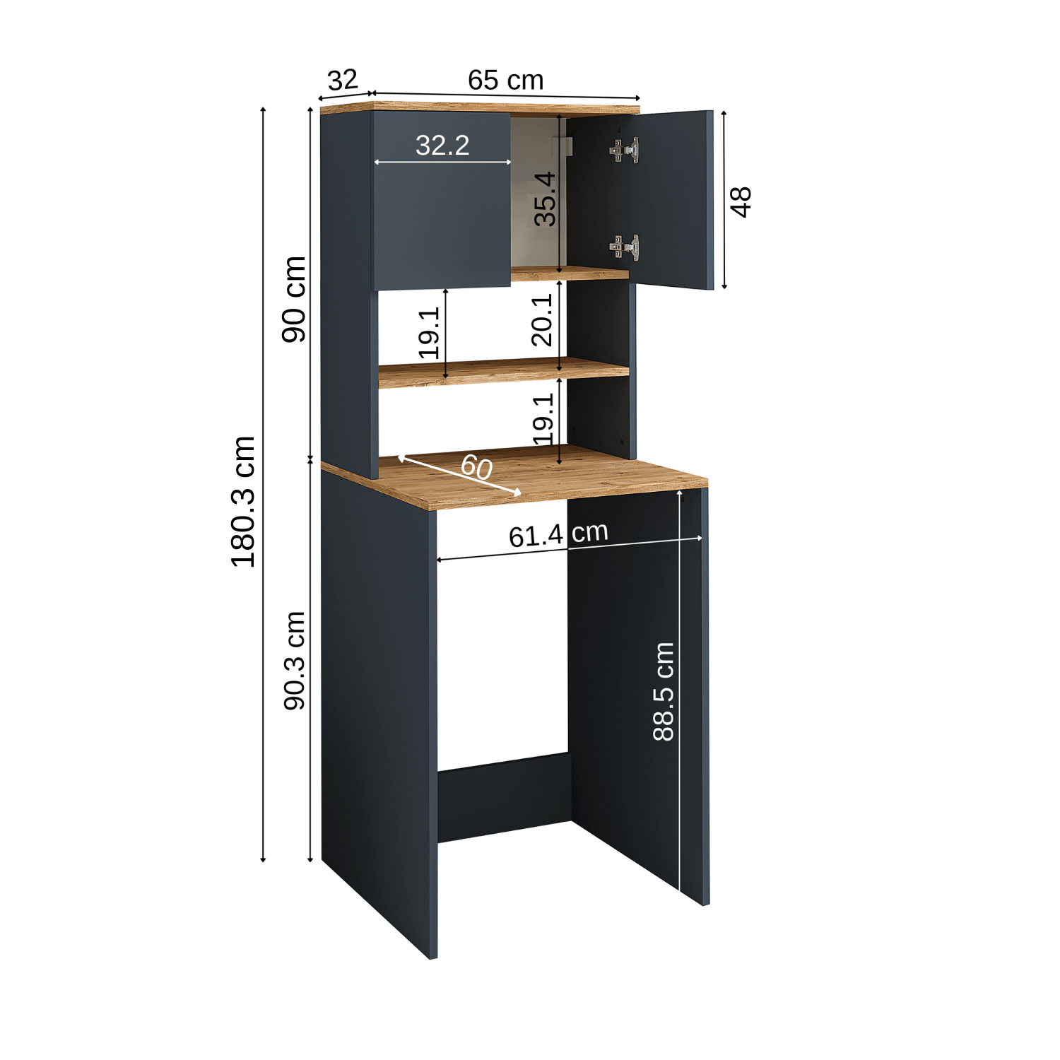 Çamaşır Makinesi Dolabı - Eco - Roomartstore.com.trçamaşır makinesi dolabı1713