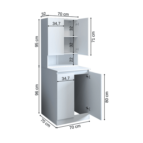 Çamaşır Makinesi Dolabı - Mk3+Um2 - Roomartstore.com.trçamaşır makinesi dolabı1553