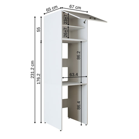 Çamaşır ve Kurutma Makinesi Dolabı - Duo+D2 - Roomartstore.com.trçamaşır makinesi dolabı2376