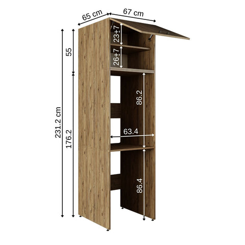 Çamaşır ve Kurutma Makinesi Dolabı - Duo+D2 - Roomartstore.com.trçamaşır makinesi dolabı2377