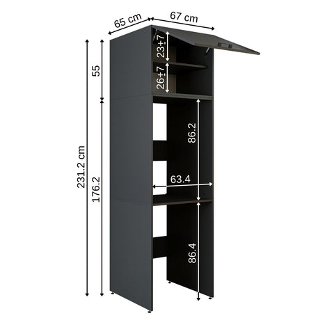 Çamaşır ve Kurutma Makinesi Dolabı - Duo+D2 - Roomartstore.com.trçamaşır makinesi dolabı2378