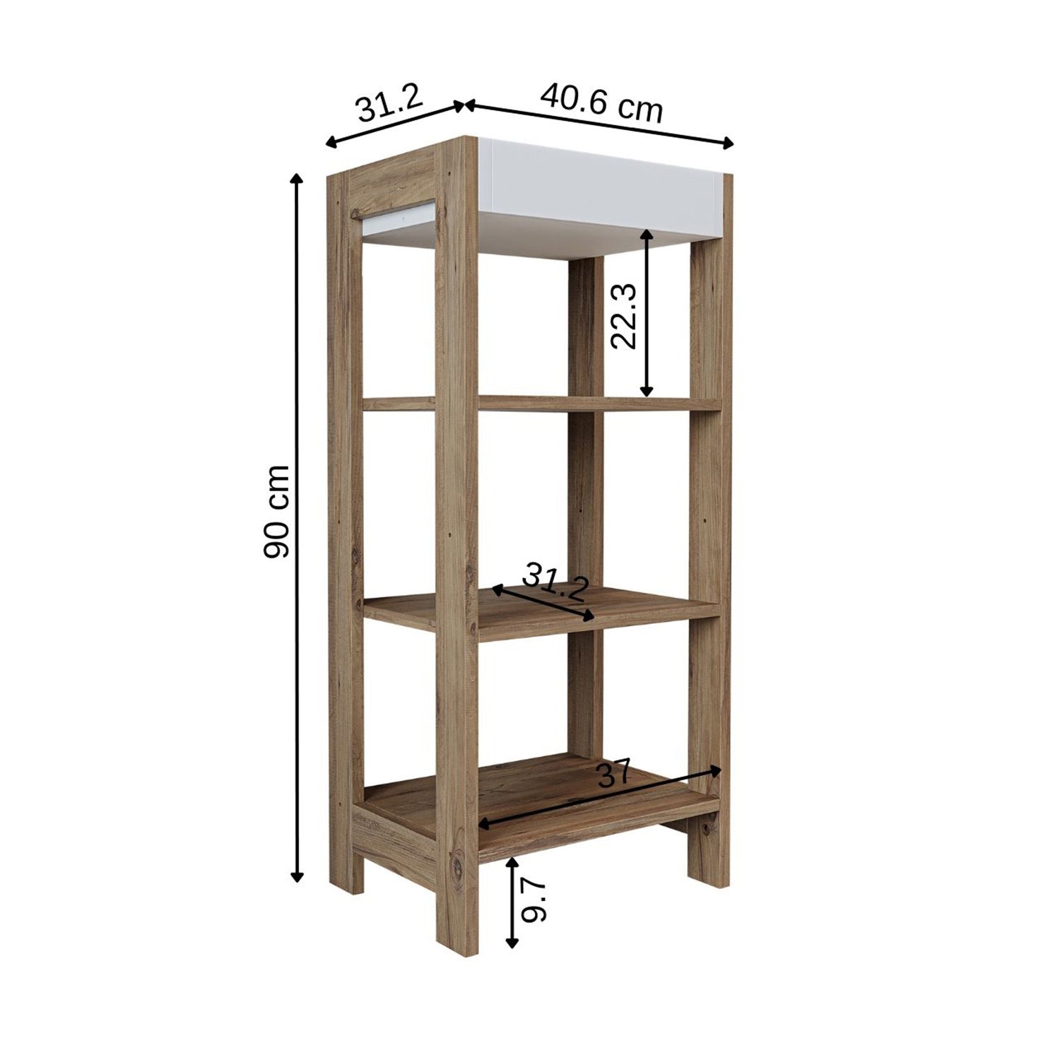 Çok Amaçlı Raf - Moka - Roomartstore.com.trbanyo rafı2713