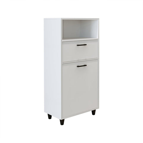 Laundry Basket and Drawer Bathroom Cabinet, Multipurpose Cabinet - Rim 45