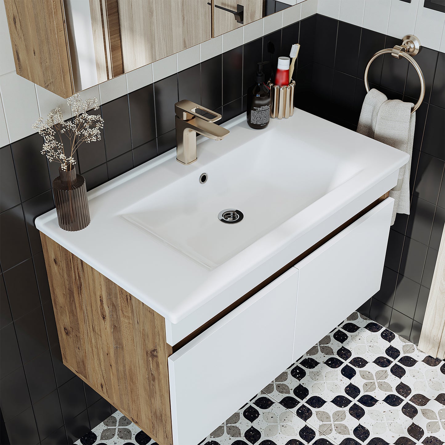 Roomart Atria Vanity Unit with Ceramic Basin