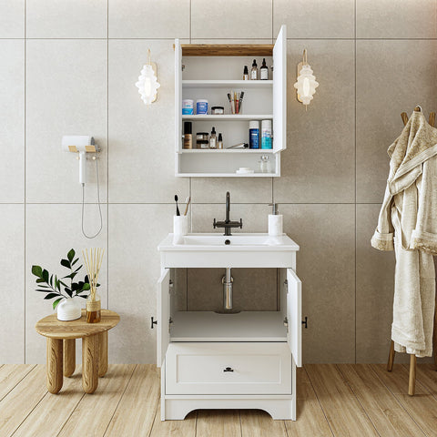 Lavabolu Banyo Dolabı 2li Set - Aria - Roomartstore.com.trbanyo dolabı2399