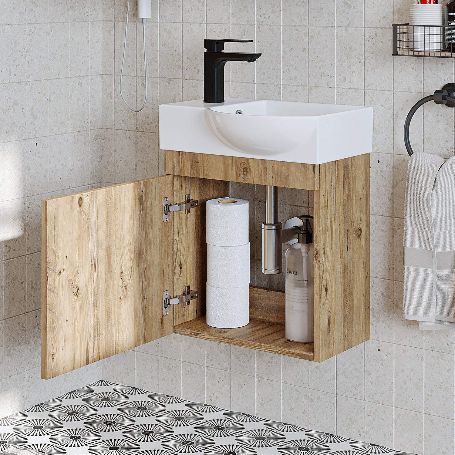 Lavabolu Banyo Dolabı - Punto - Roomartstore.com.trbanyo dolabı2615