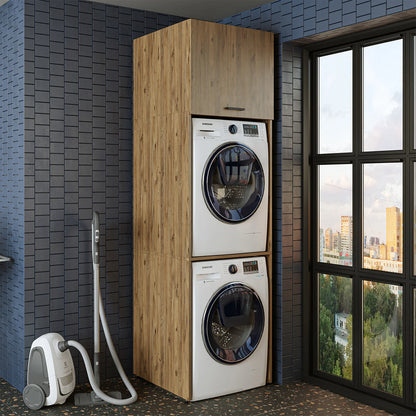 Roomart Duo - Washing Machine Cabinet With Bench Top Cabinet