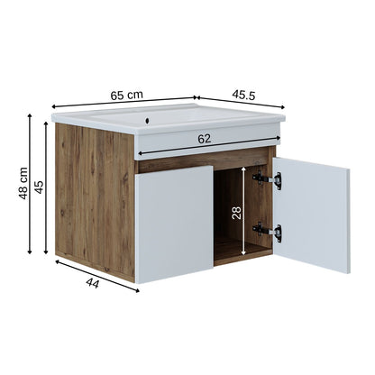 Roomart Atria Vanity Unit with Ceramic Basin