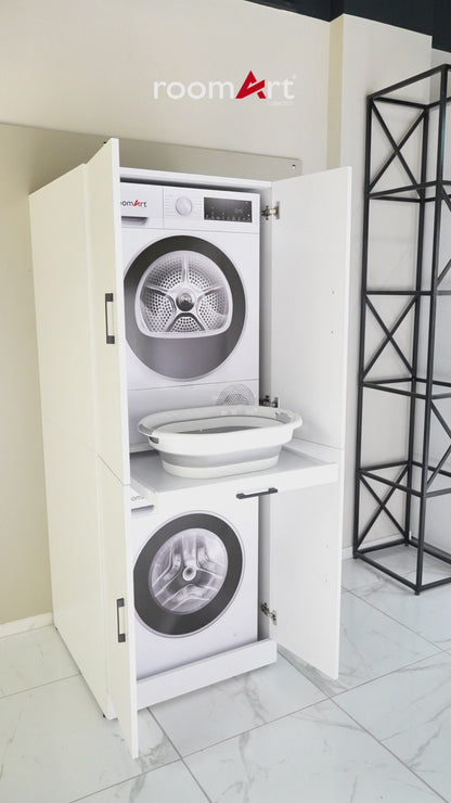 Roomart Dora - Cabinet for Dryer & Washing Machine, Freestanding