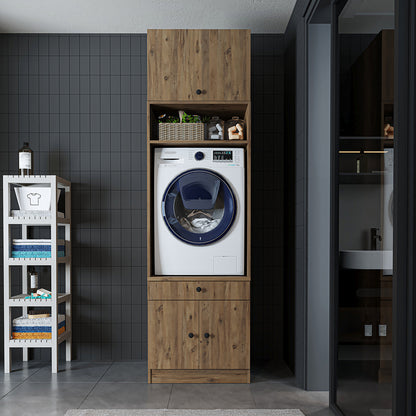 RoomArt 1000 Modular Laundry Appliance Cabinet in Oak