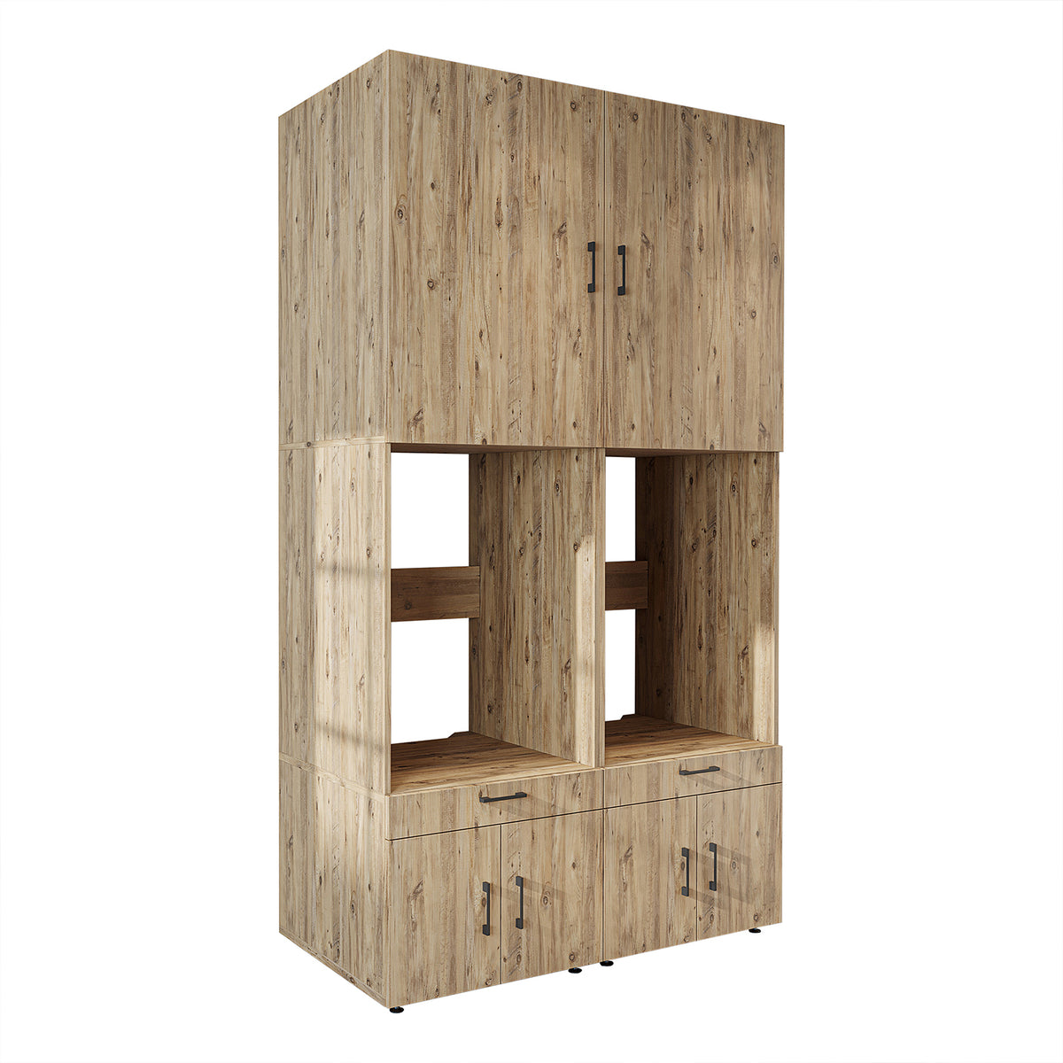 RoomArt A Plus Twin Washer & Dryer Cabinet Set – view 9