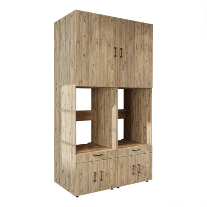 RoomArt A Plus Twin Washer & Dryer Cabinet Set – view 9