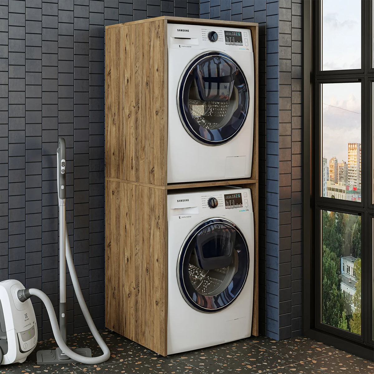 RoomArt Duo Washing Machine Dryer Stacker Cabinet – view 5