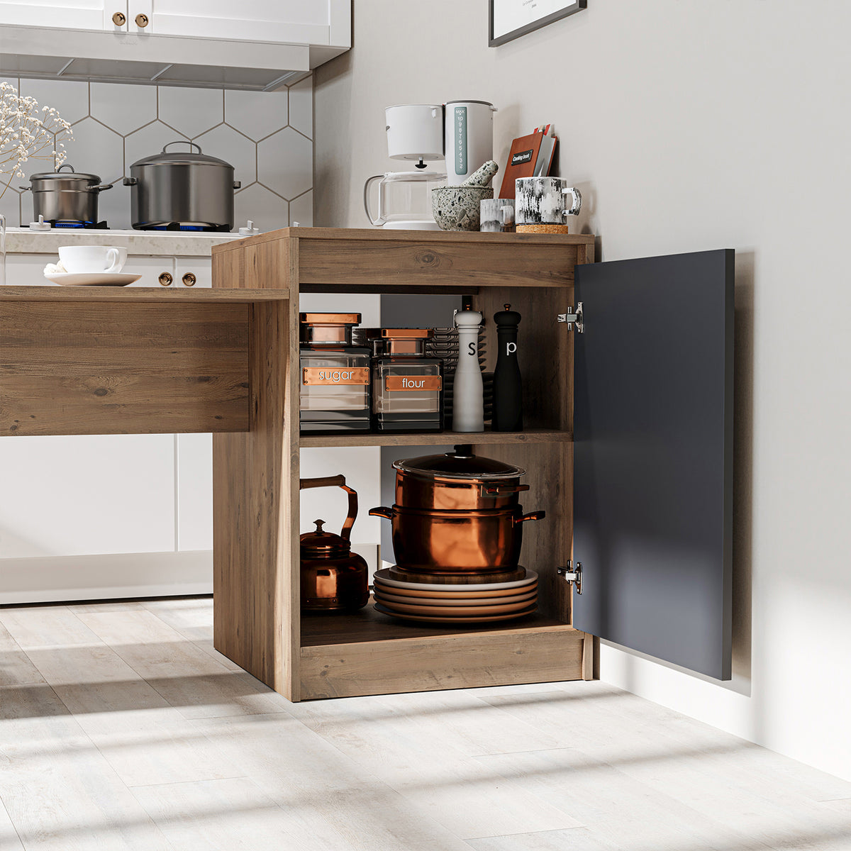 RoomArt Milano Kitchen Island & Dining Table – view 6