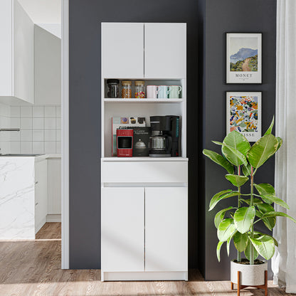 RoomArt Napoli Kitchen Dresser in White – view 2