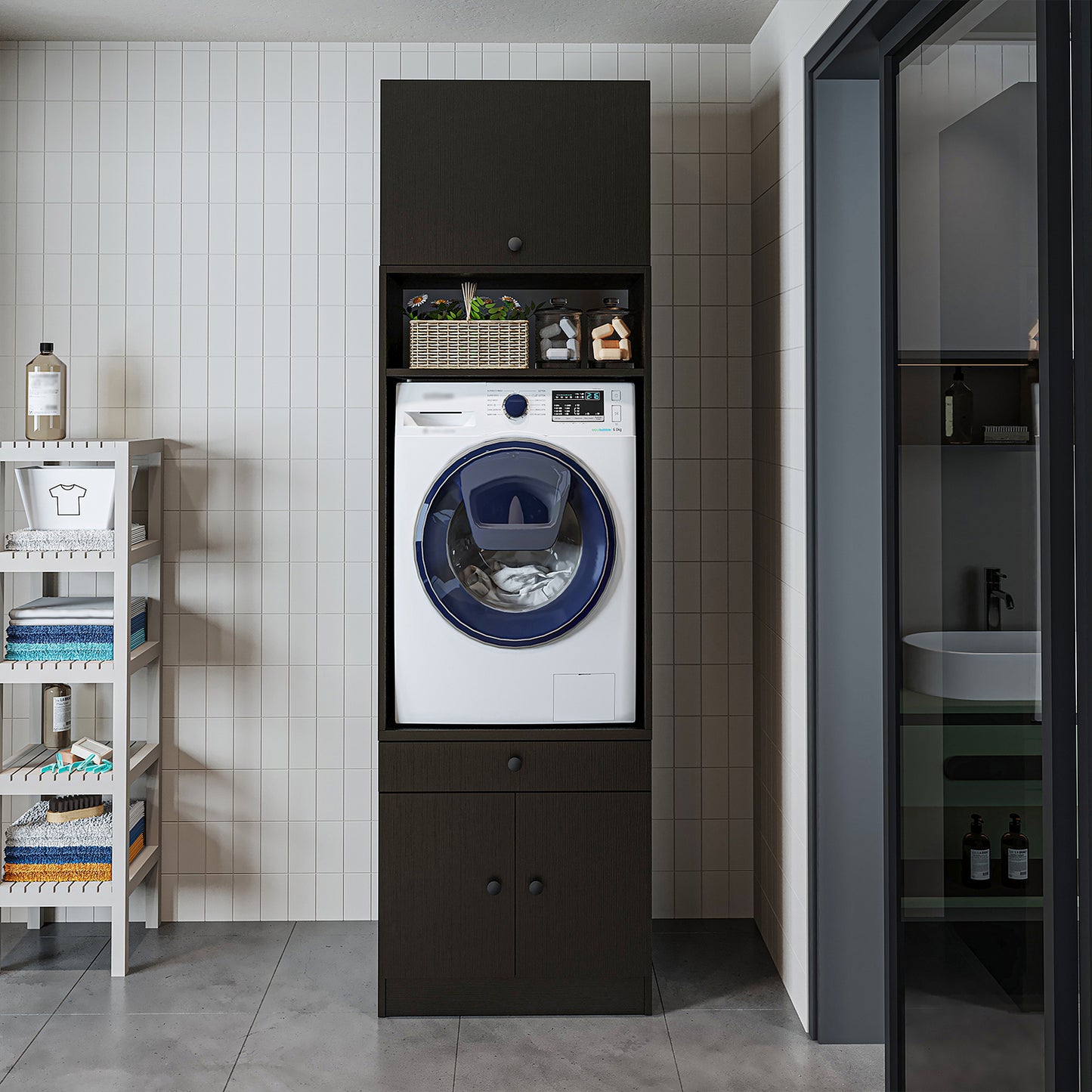 Roomart 1000 — Modular Laundry Appliance Cabinet