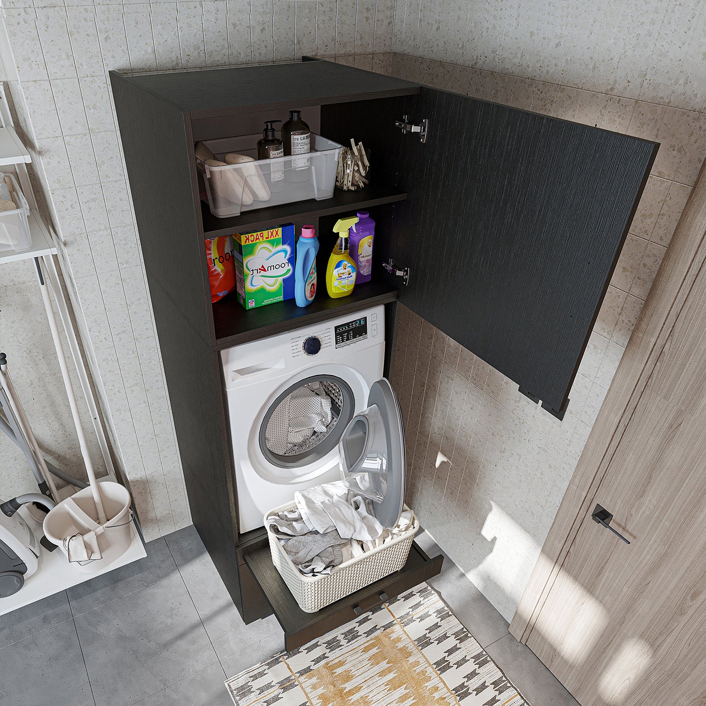 Roomart A  — Washer & Dryer Cabinet