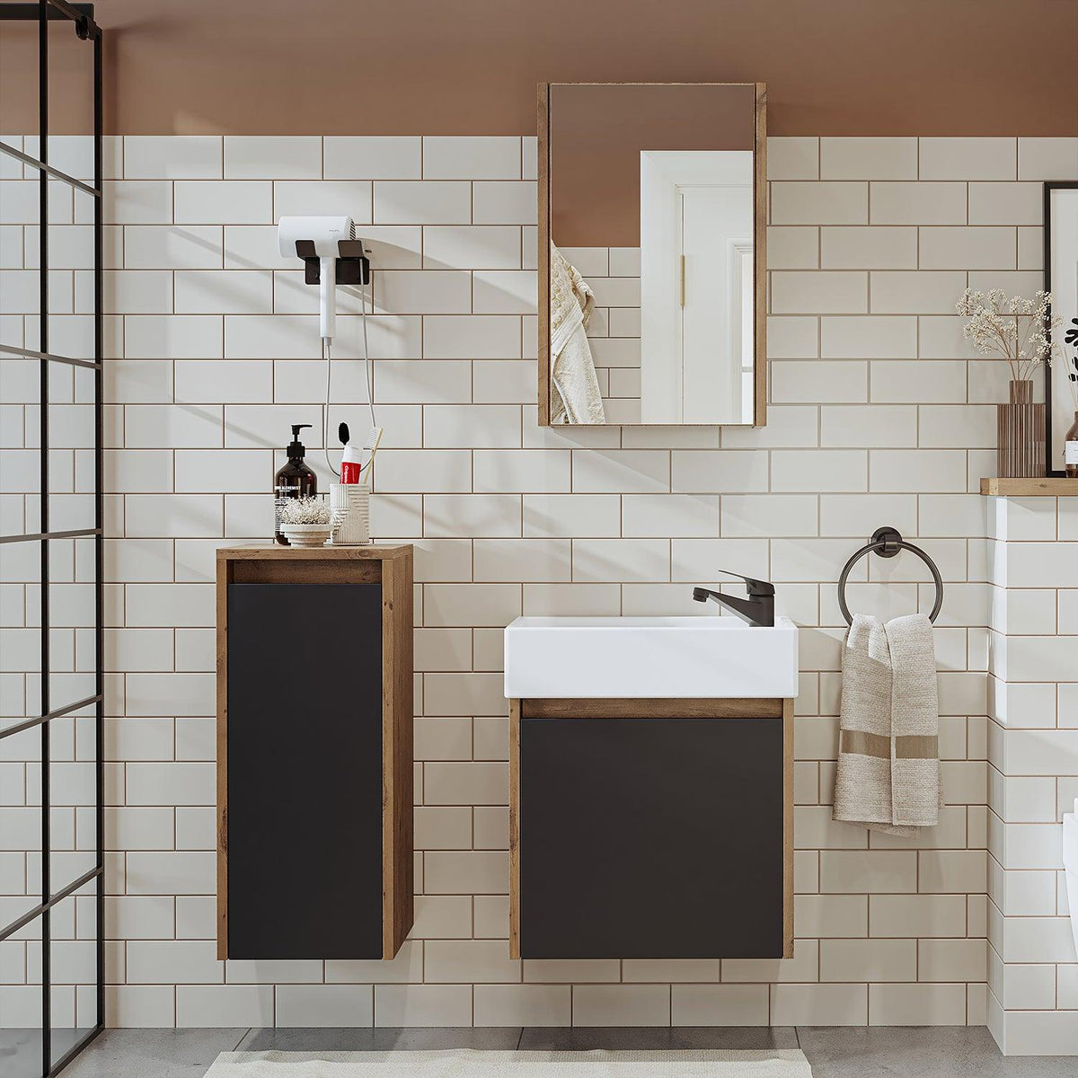 Vanity Bathroom Cabinet 3 Piece Set - Mini - Roomartstore.co.ukbathroom cabinet1960