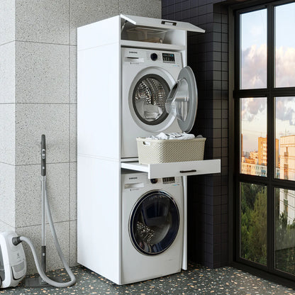 Roomart Duo - Washing Machine Cabinet With Pull-Out Shelf