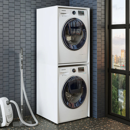 Roomart Duo - Washing Machine Cabinet With Bench Top Cabinet